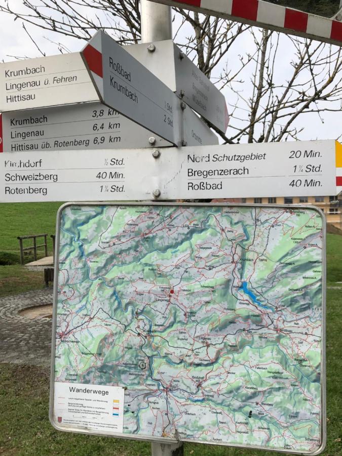 Ferienhaus Am Waldrand Von Egg Bregenzer Wald Exteriör bild